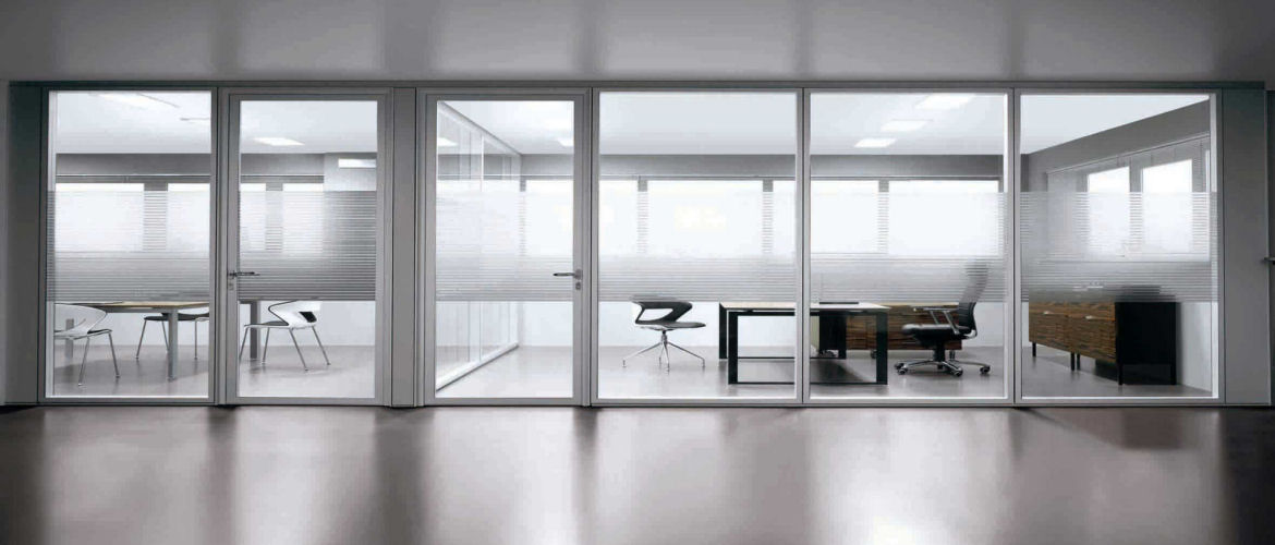 Aluminium Glazed Partitions